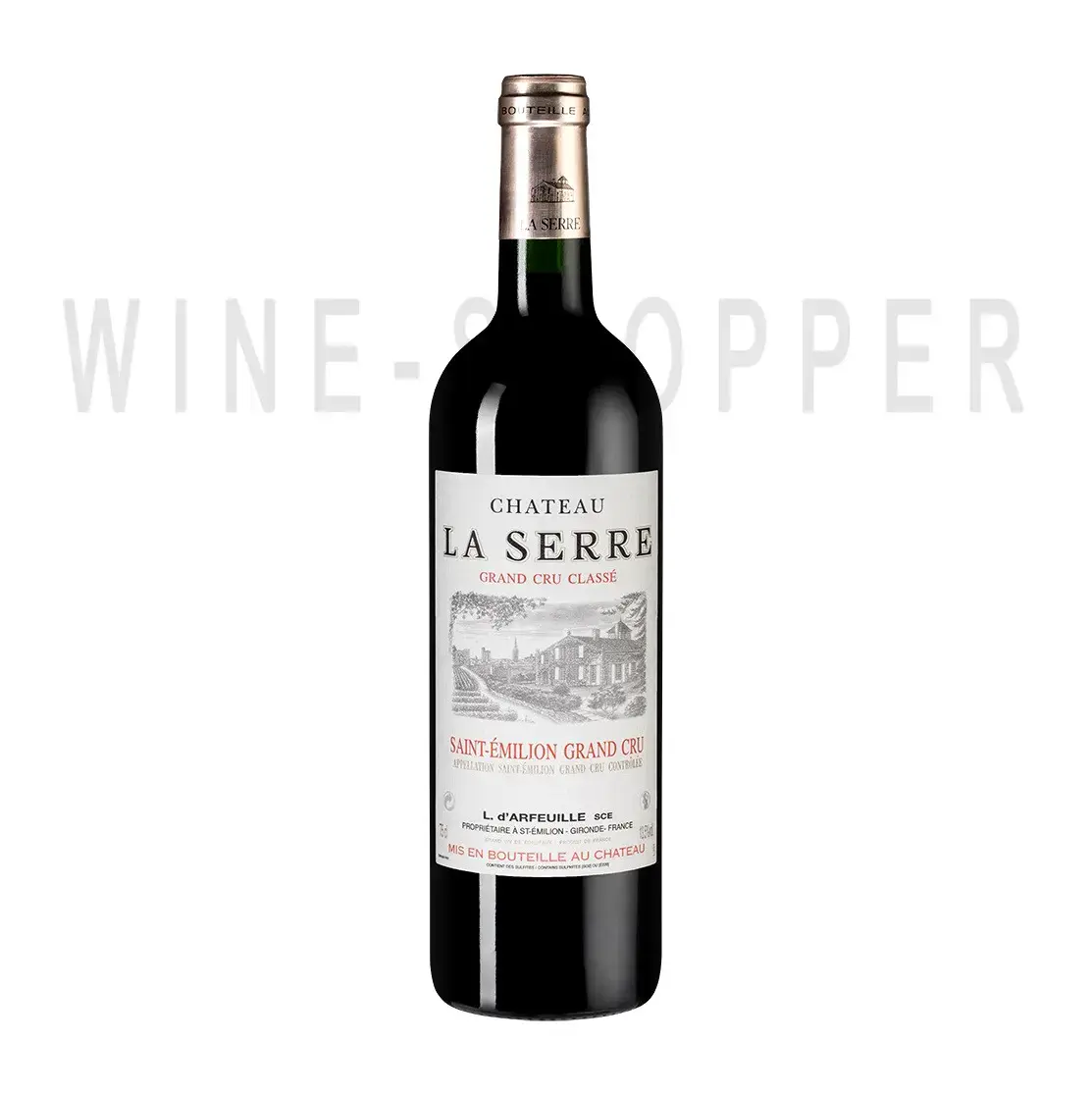 Вино Chateau La Serre Saint Emilion Grand Cru Classe AOC 1989 0.75 л