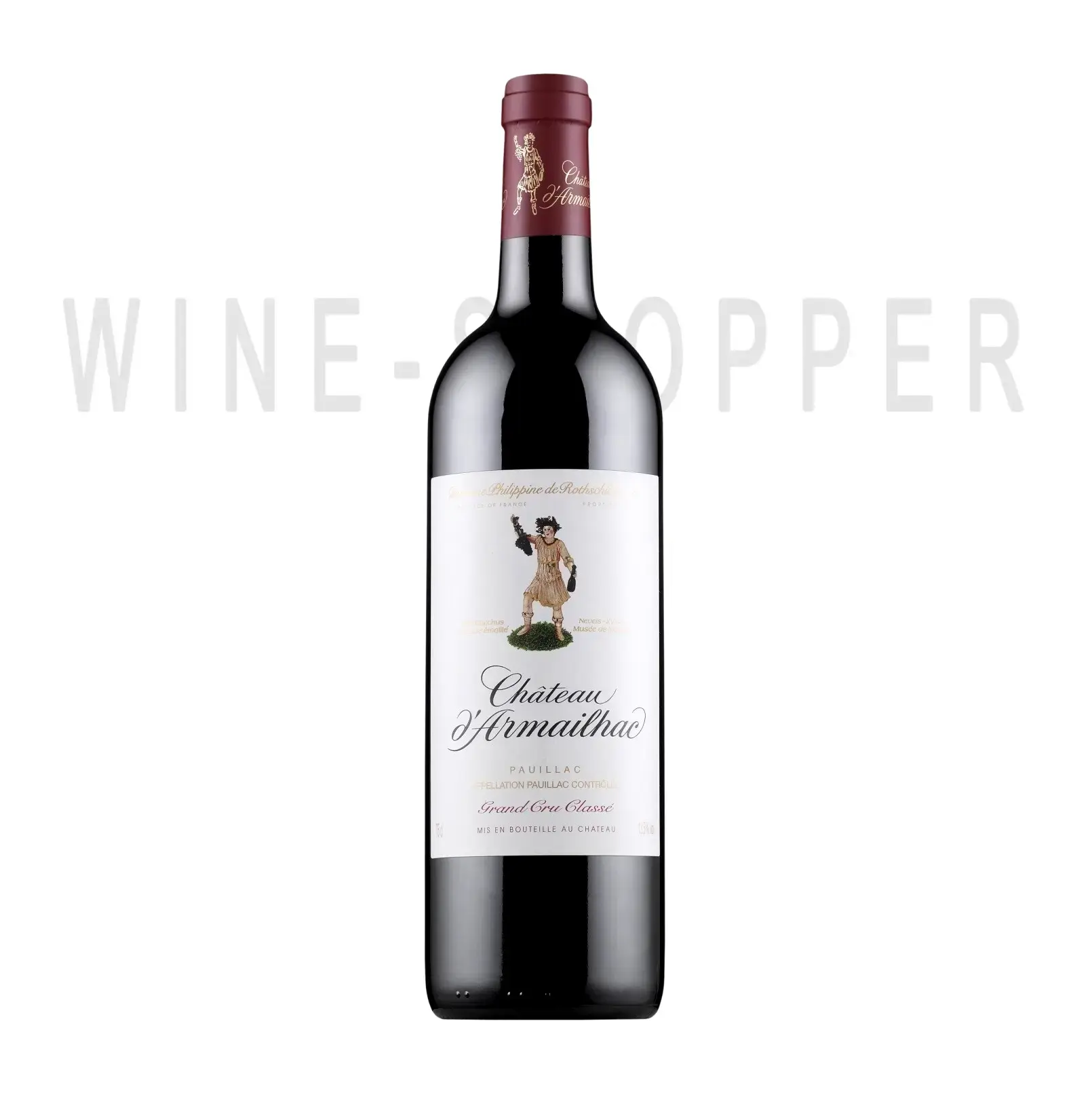 Вино Chateau d'Armailhac Grand Cru Classe Pauillac 2002 0.75 л