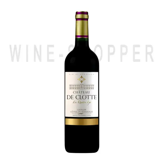 Вино Chateau De Clotte Les Quatre Lys Bordeaux 2011 0.75 л