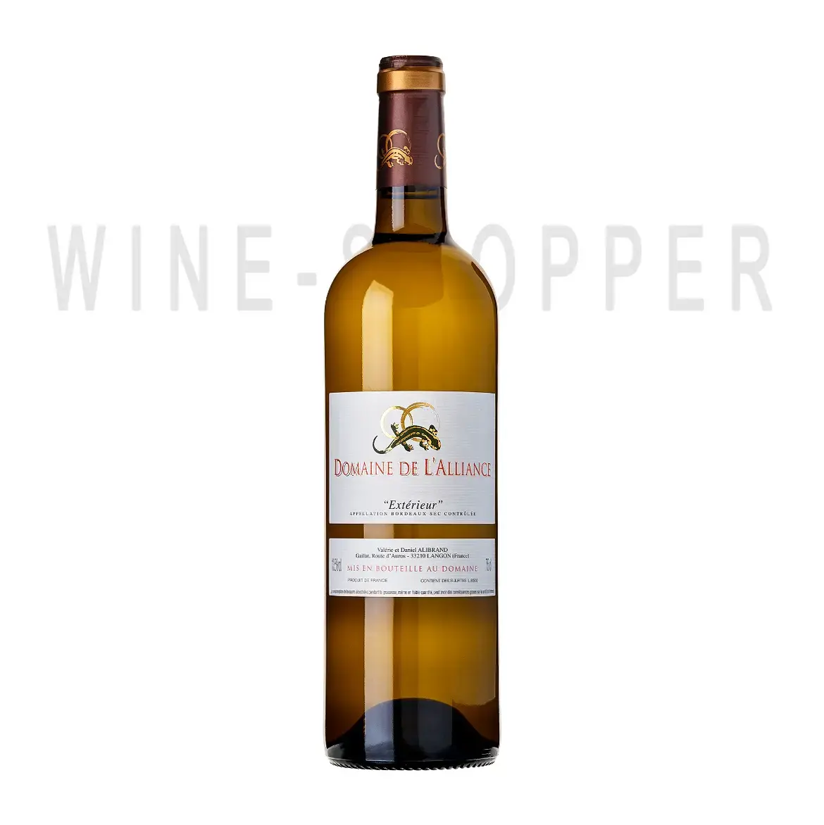 Вино Domaine de L'Alliance Exterieur Sauternes 2015 0.5 л