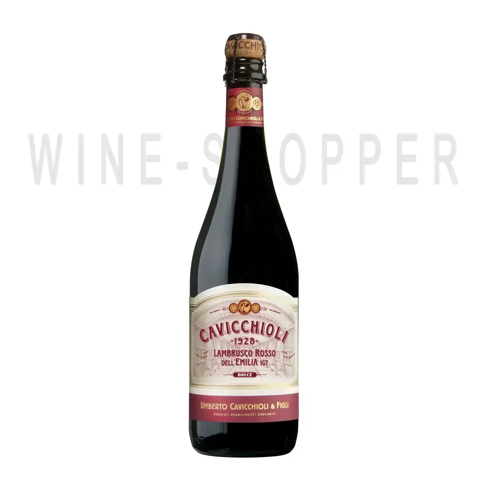 Игристое вино Cavicchioli Lambrusco Rosso 0.75 л