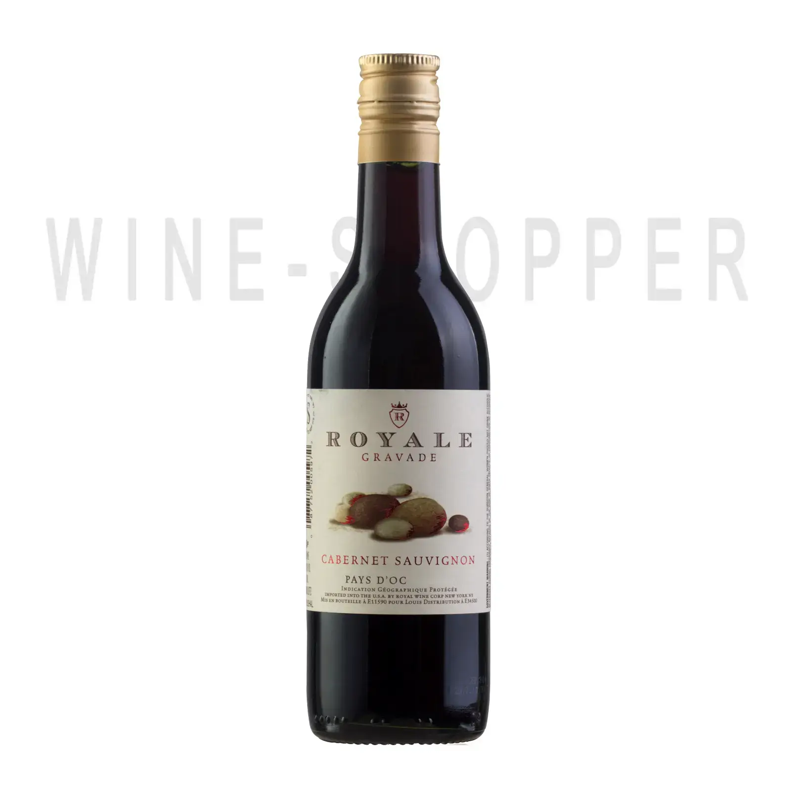 Вино Royale Gravade Cabernet Sauvignon Pays d'Oc IGP 2019 0.187 л