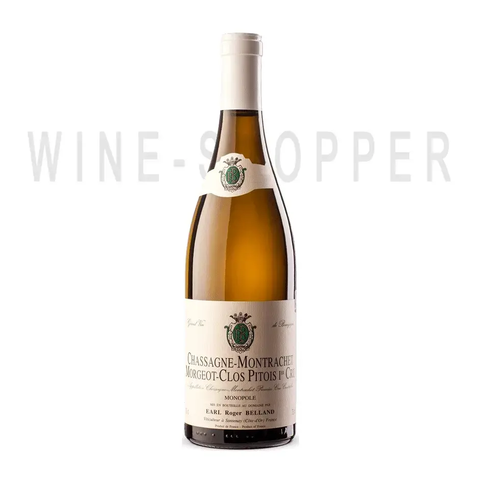 Вино Roger Belland Chassagne-Montrachet 1-er Cru Morgeot-Clos Pitois AOC Blanc 2020 0.375 л