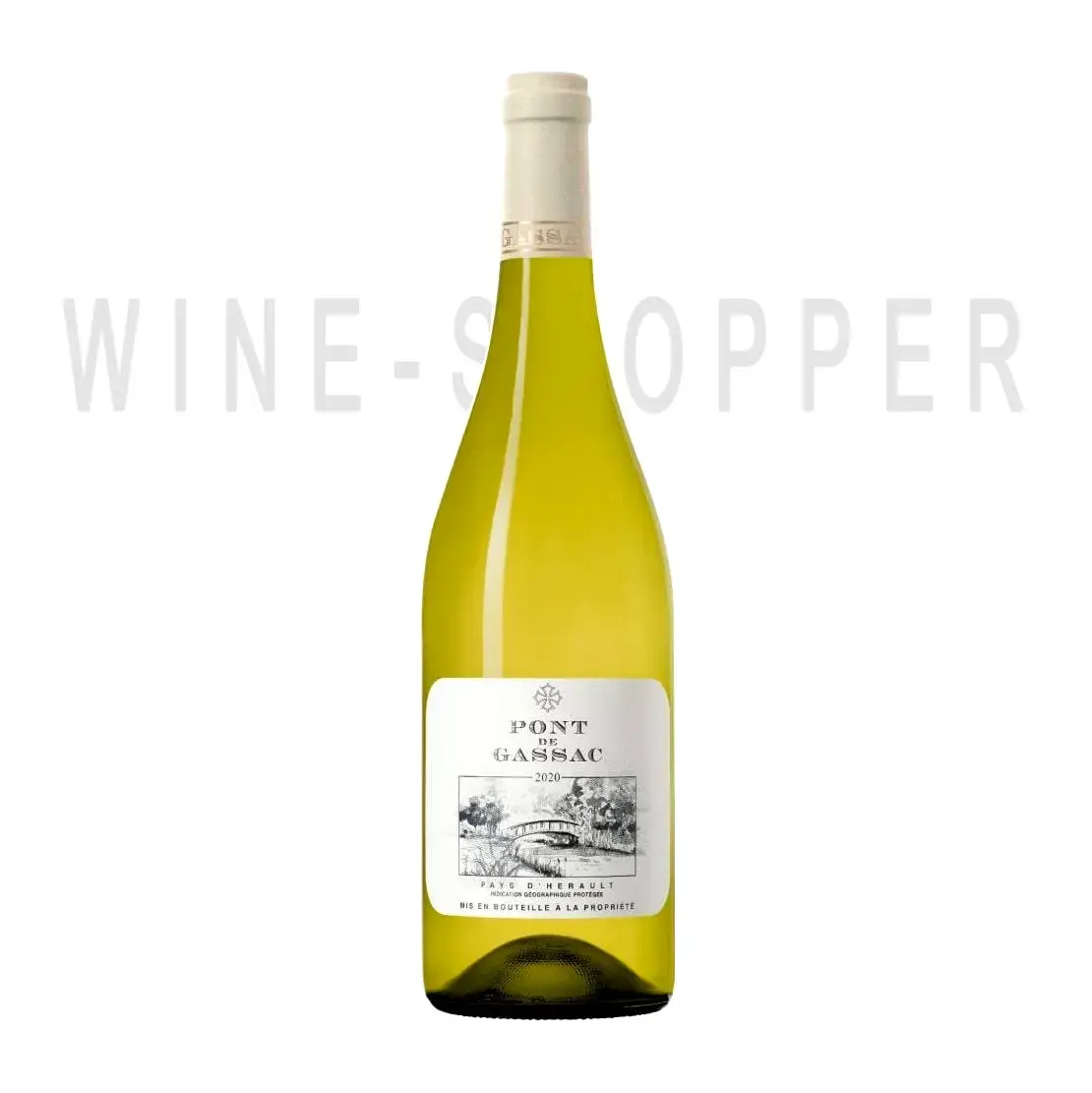 Вино Pont de Gassac Blanc Pays d'Herault IGP, 2020, 0,75 л