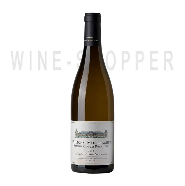 Вино Domaine Genot-Boulanger Puligny-Montrachet Premier Cru Les Folatieres AOC 2018 0.75 л