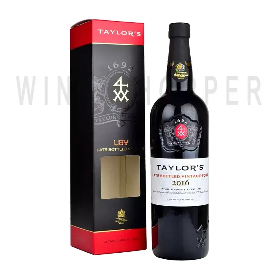 Портвейн Taylor's Late Bottled Vintage Port 2016 gift box 0.75 л