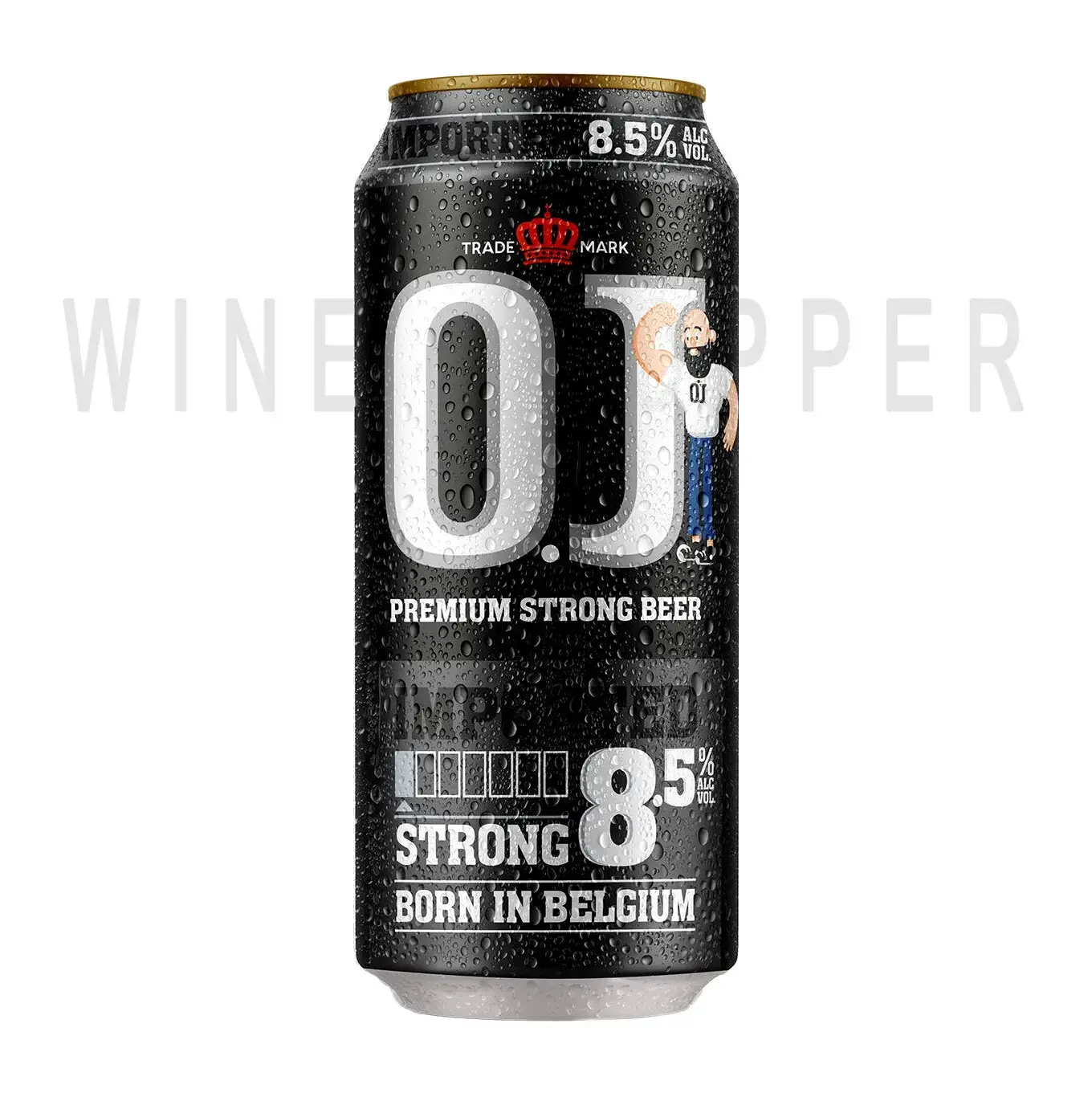 Пиво O.J. Strong 8,5% in can 0.5 л