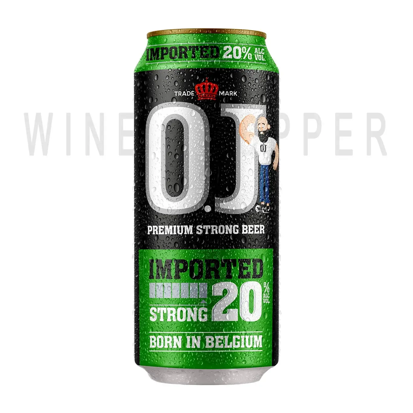 Пиво O.J. Strong 20% in can 0.5 л