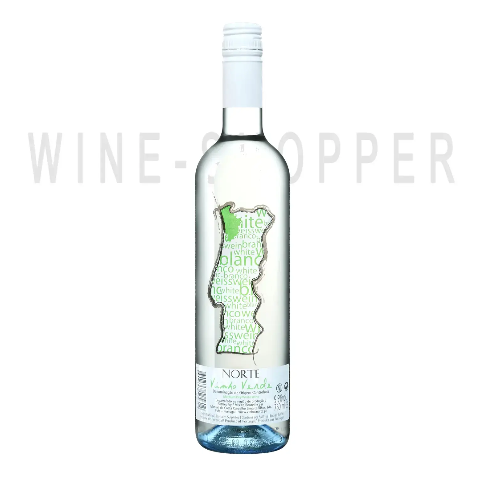 Вино Norte White Medium Dry Vinho Verde DOC 2020 0.75л