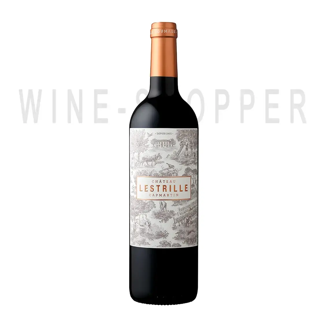 Вино Chateau Lestrille, Capmartin Bordeaux Superieur AOC 0.75 л