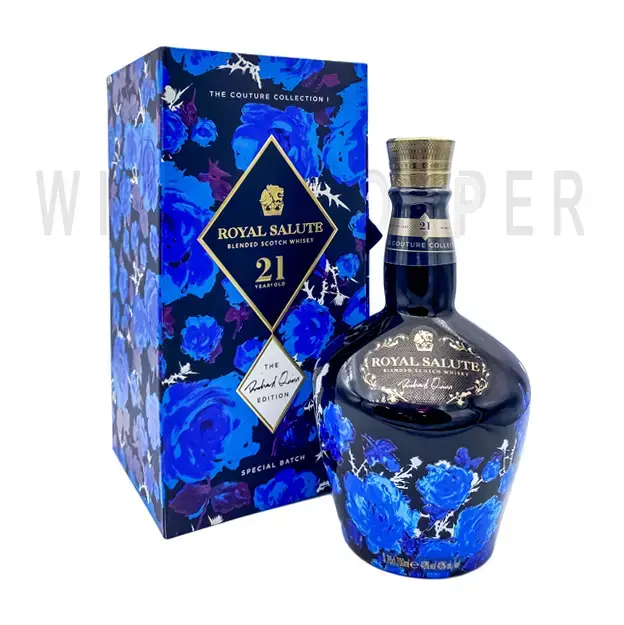 Виски Chivas Regal Royal Salute 21 years The Richard Quinn Edition Black gift box 0.7 л