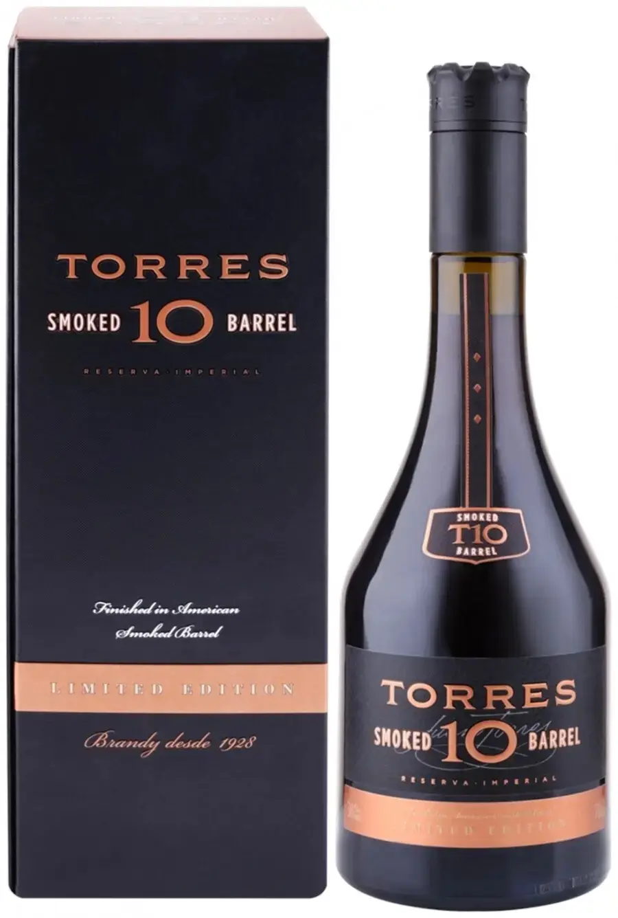 Бренди Torres 10 Smoked Barrel, gift box, 0.7 л