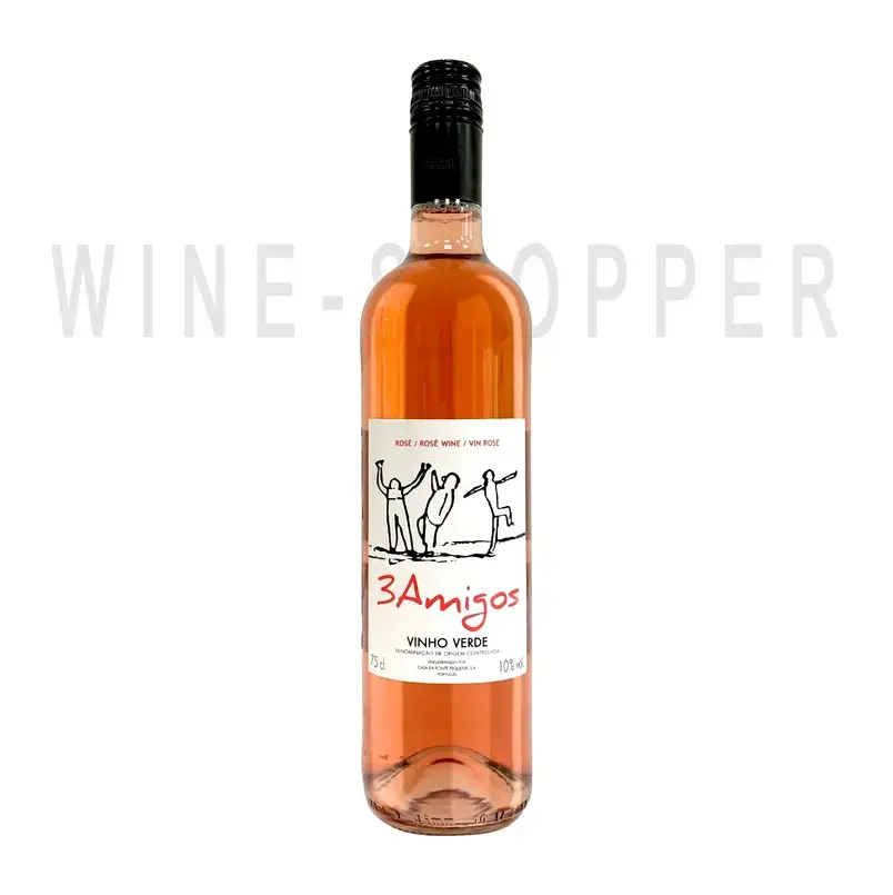 Вино Casa Da Fonte Pequena 3 Amigos Rose Vinho Verde DOC 0.75 л