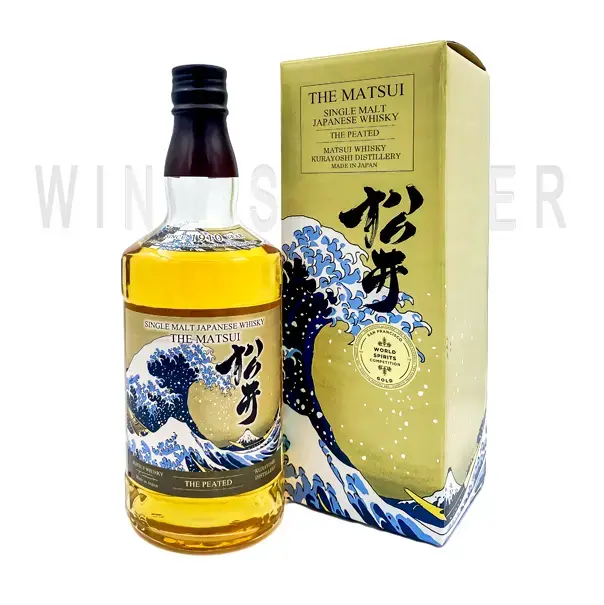 Виски The Matsui The Peated Single Malt Japanese Whisky gift box 0.7 л