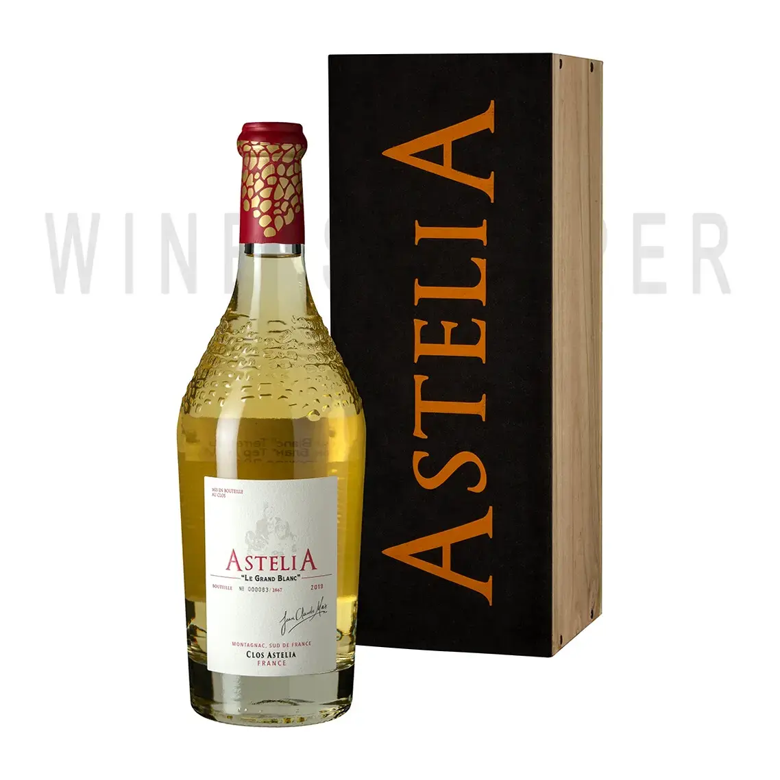 Вино Astelia, Le Grand Blanc Terres du Midi IGP, 2019, wooden box 2019 0.75 л
