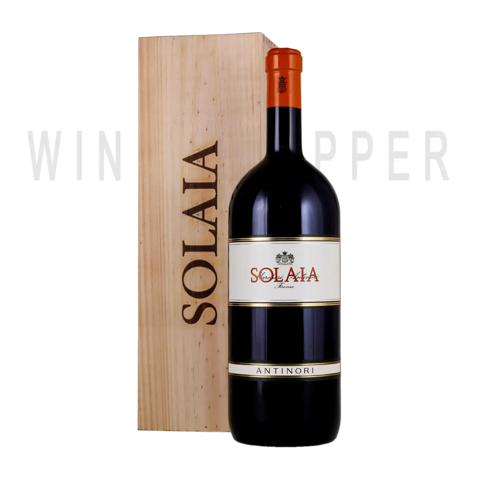 Вино Antinori, Solaia, Toscana IGT, 2018, wooden box 2018 1.5 л