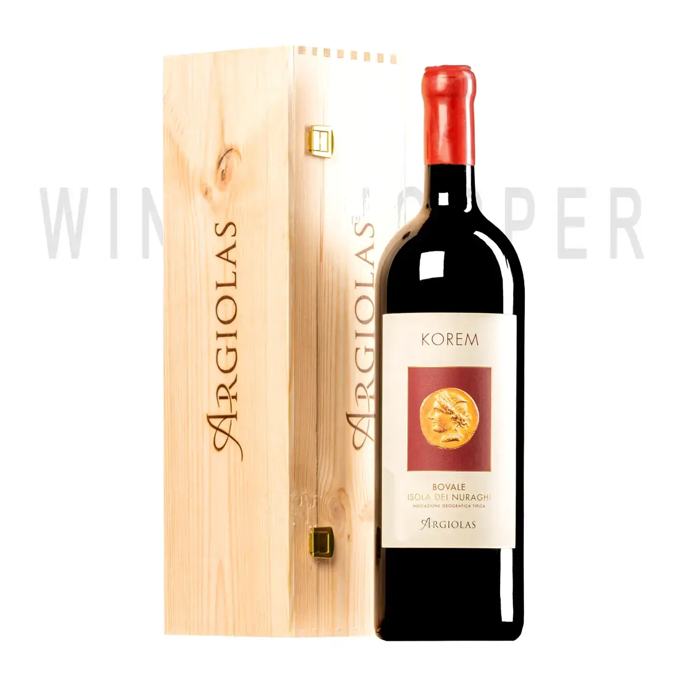 Вино Korem, Isola dei Nuraghi IGT, 2018, wooden box 2018 1.5 л