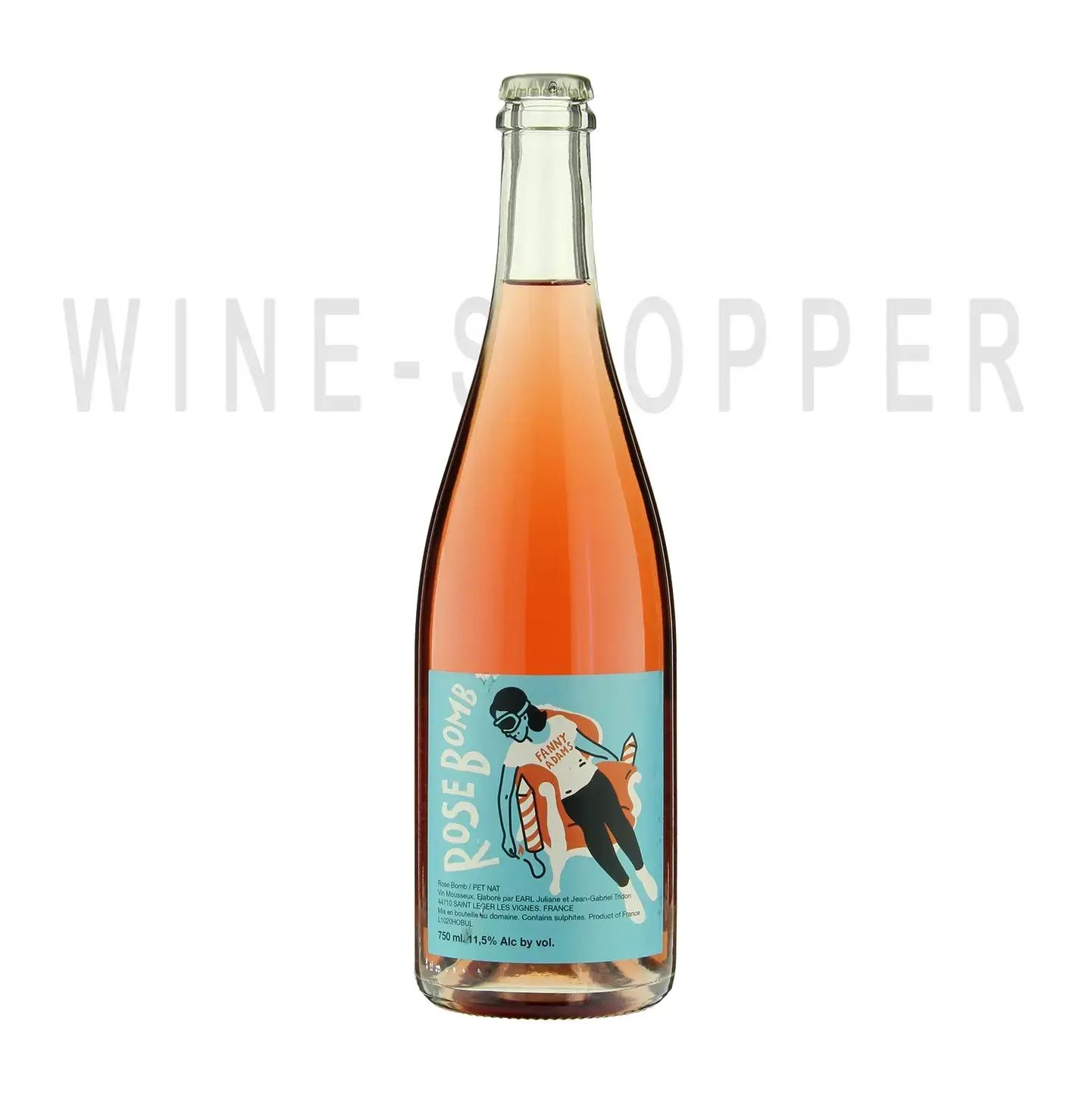 Игристое вино Fanny Adams Rose Bomb 2020 0.75л