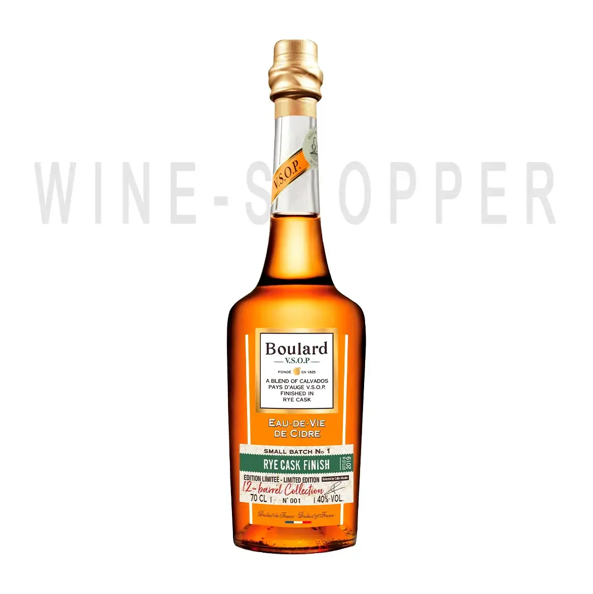 Кальвадос Boulard VSOP Rye Cask Finish Pays d'Auge AOC 0.7 л