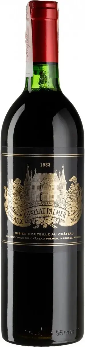 Вино Chateau Palmer Margaux AOC 3-me Grand Cru Classe, 1983, 0.75 л