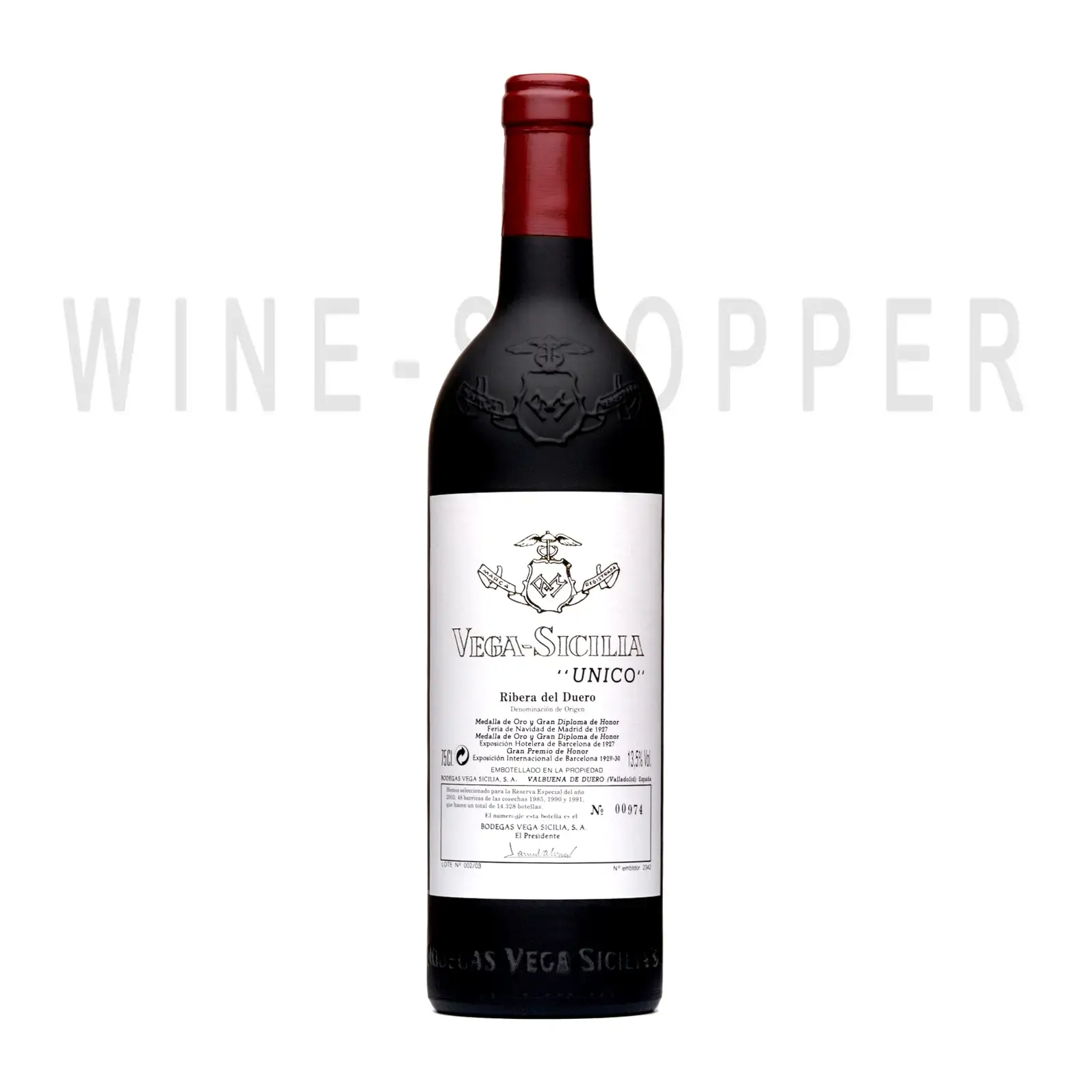 Вино Ribera del Duero DO Vega Sicilia Unico 2004 0.75 л