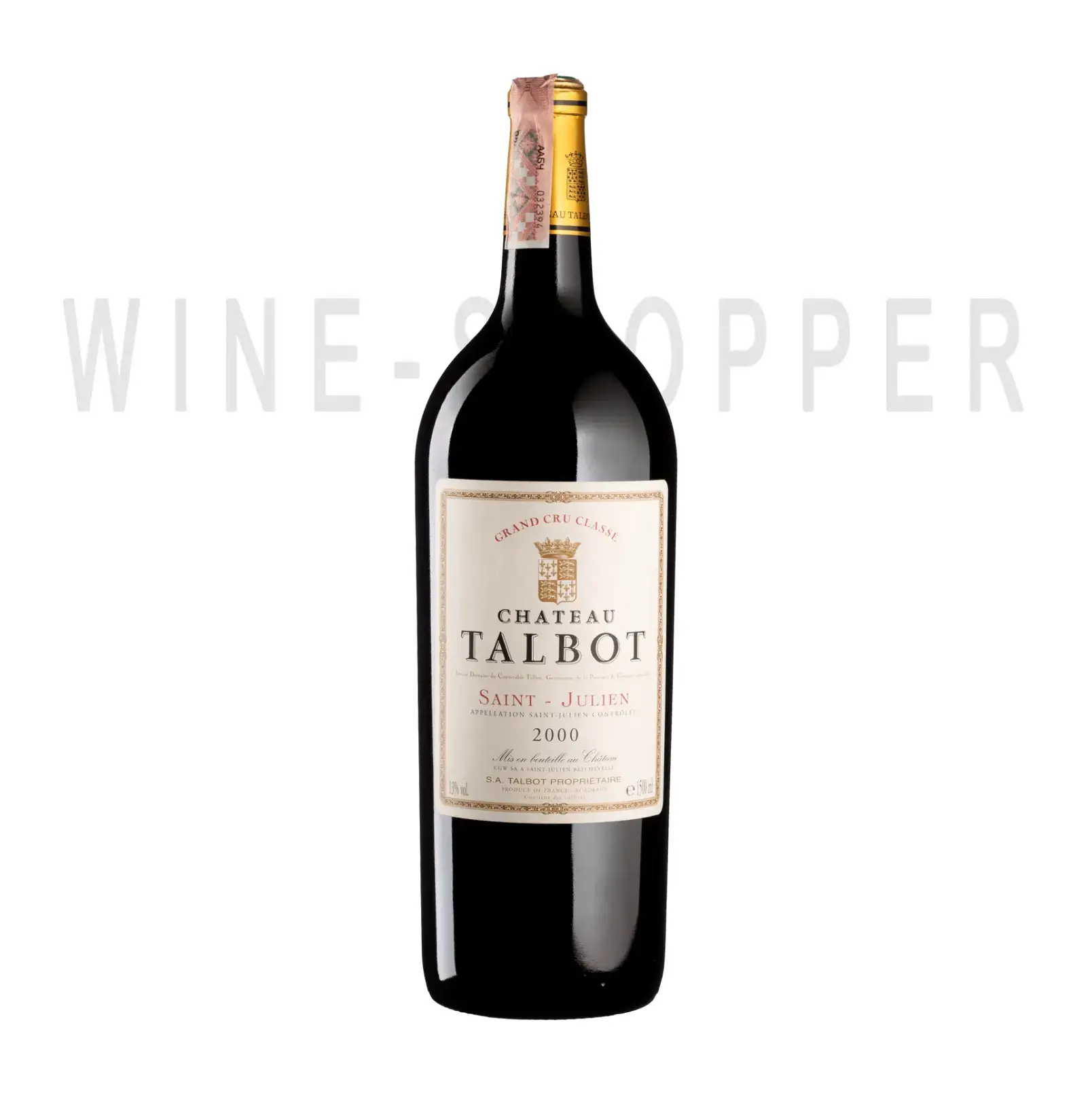 Вино Chateau Talbot St-Julien AOC 4-me Grand Cru Classe 2000 1.5 л