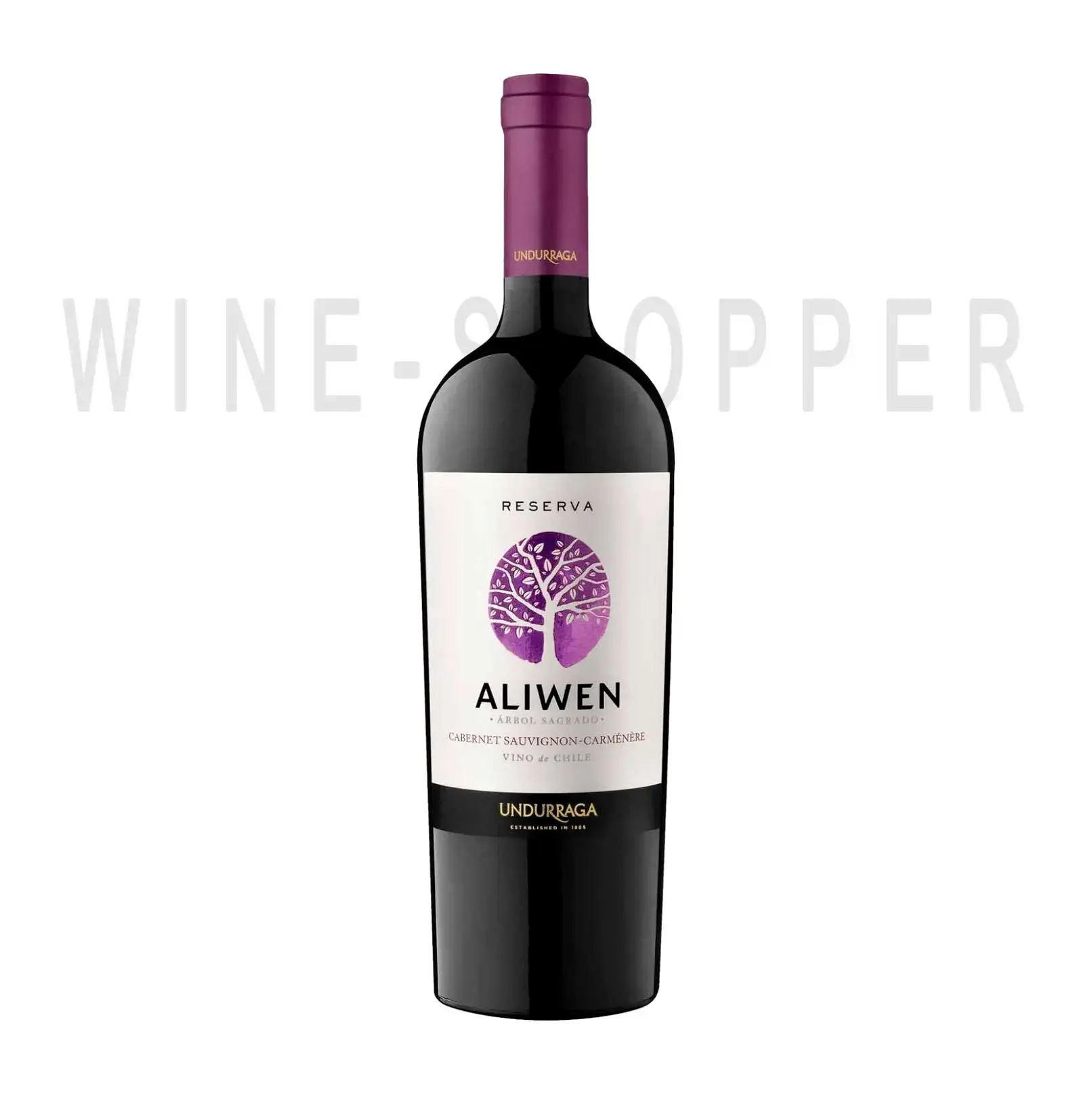 Вино Undurraga Aliwen Cabernet Sauvignon/Carmenere Reserva 2021 0.75 л