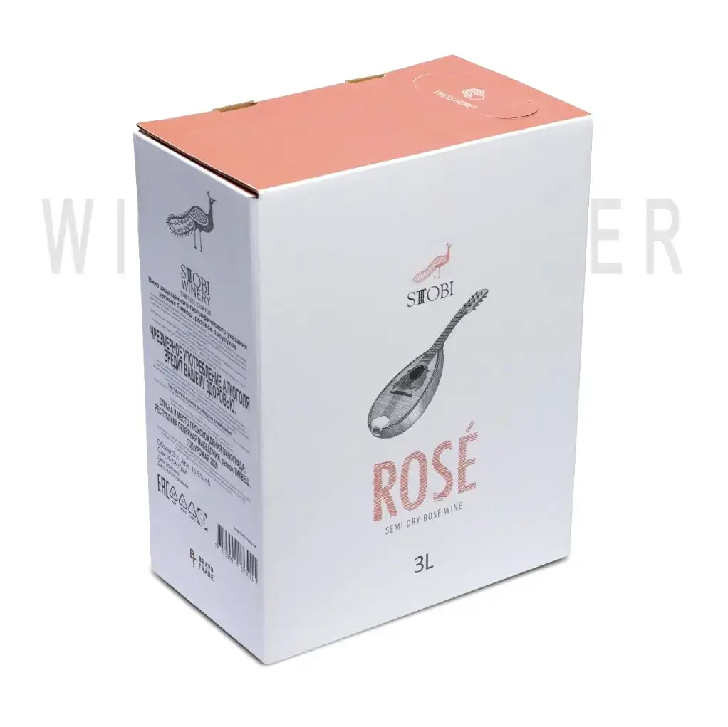 Вино Stobi Rose 3 л