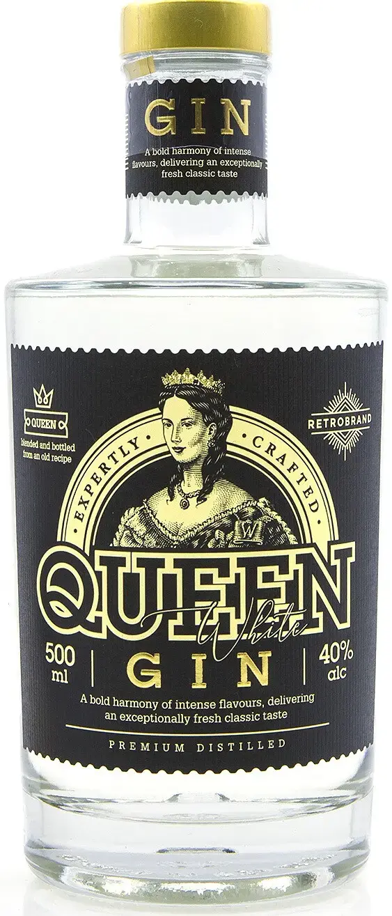 Джин Queen White gift box 0.5 л