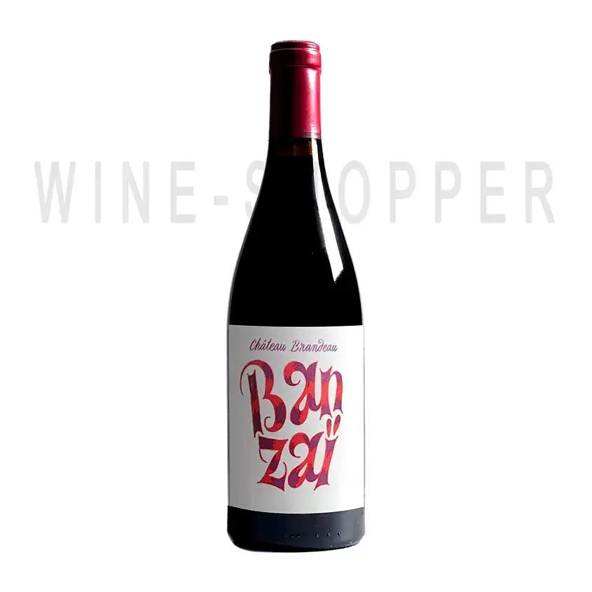Вино Chateau Brandeau Banzai Castillon Cotes de Bordeaux AOC 2020 0.75 л