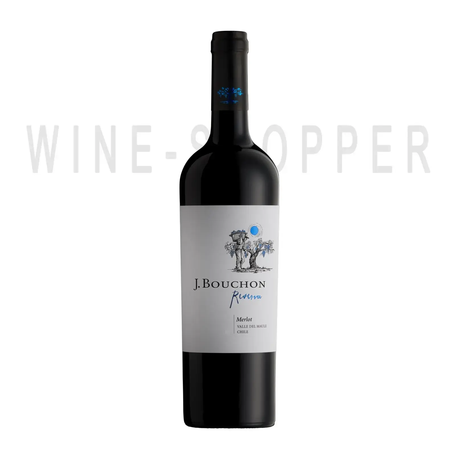 Вино Bouchon Reserva Merlot 2014 0.75 л