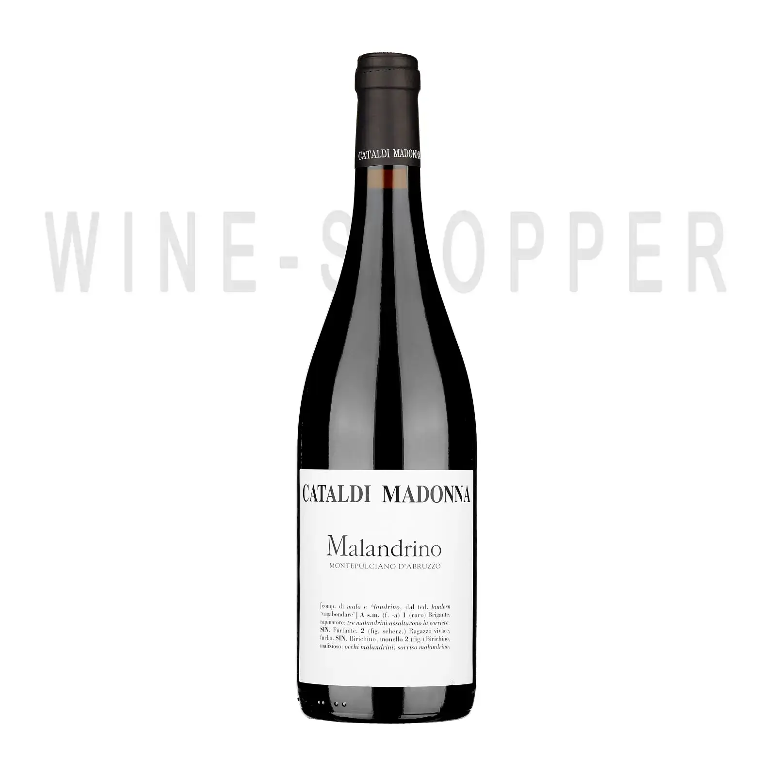 Вино Cataldi Madonna Malandrino Montepulciano d'Abruzzo DOC 2019 0.75 л