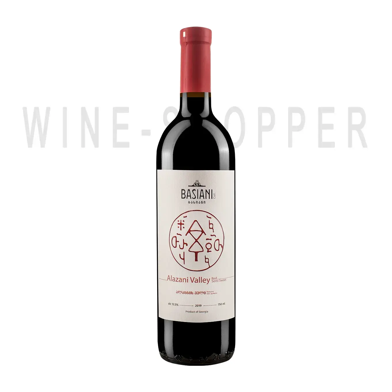 Вино Basiani Alazani Valley Red 2019 0.75 л
