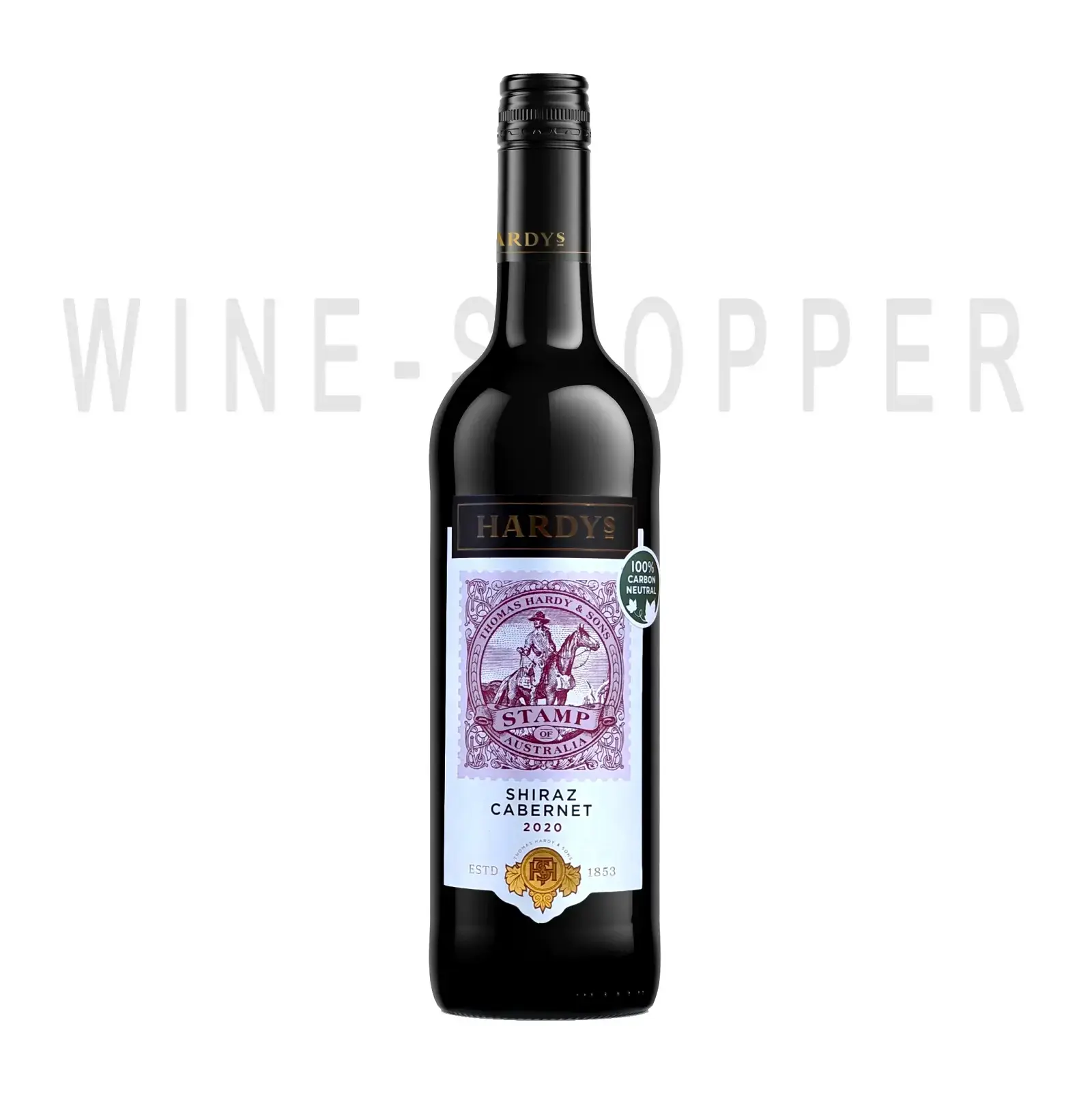 Вино Hardys Stamp Shiraz-Cabernet Sauvignon 2020 0.75 л