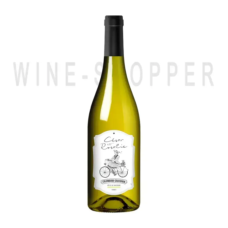 Вино Cesar et Rosalie Colombard-Sauvignon Blanc Cotes de Gascogne IGT 2020 0.75 л