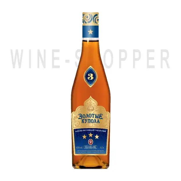 Коньяк Zolotyye Kupola 3 years old 0.5 л