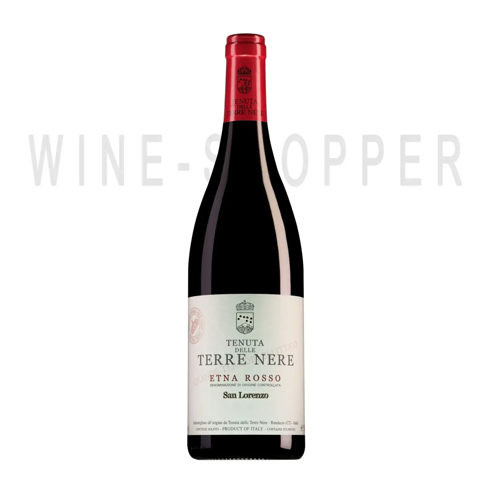 Вино Tenuta delle Terre Nere San Lorenzo Etna Rosso DOC 2019 0.75 л