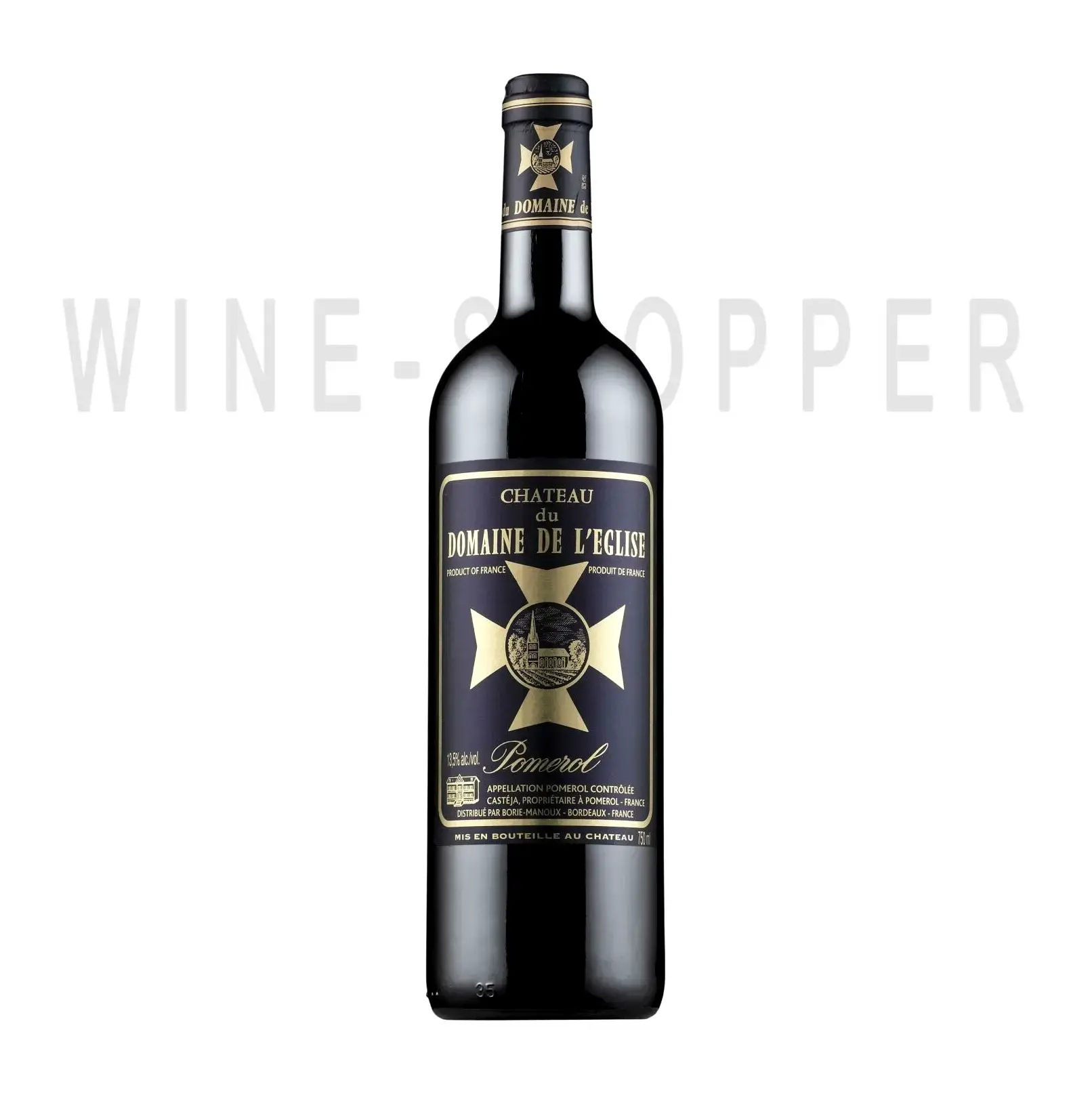 Вино Borie-Manoux Chateau du Domaine de l'Eglise Pomerol AOC 2014, 1.5 л