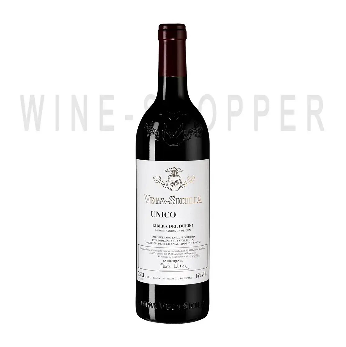 Вино Vega Sicilia Unico Ribera del Duero DO, 2021 0.75 л