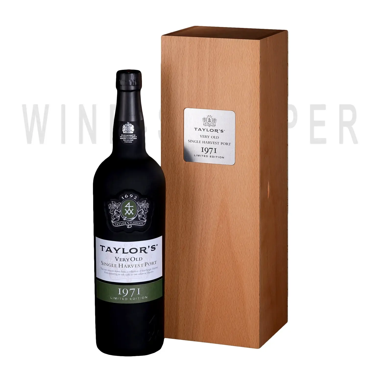 Портвейн Taylor's Very Old Single Harvest Port wooden box 1971 0.75 л