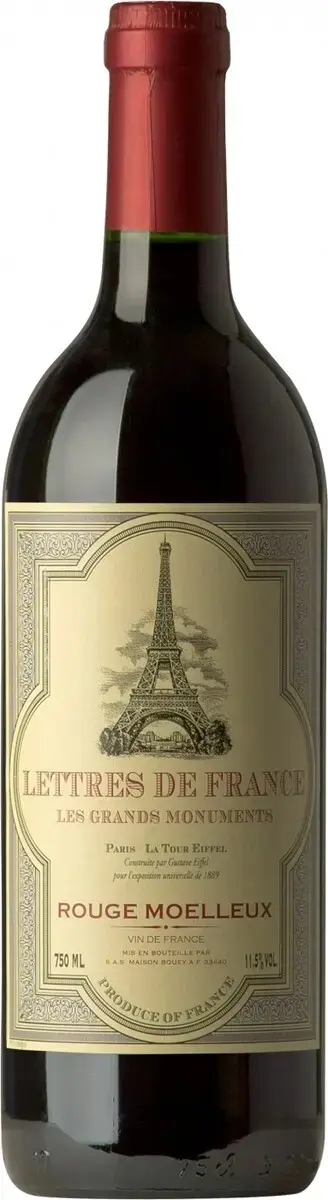 Вино Maison Bouey Lettres de France Rouge Semi-Sweet, 0.75 л