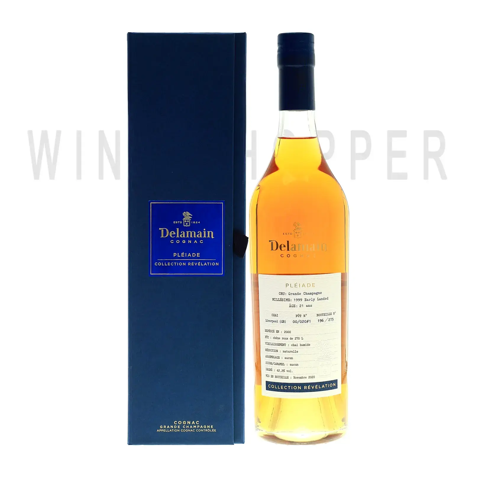 Коньяк Delamain Pleiade Collection Revelation Early Landed gift box 1999 0.7 л