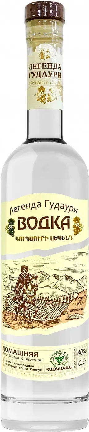 Чача Легенда Гудаури Домашняя, 0.5 л
