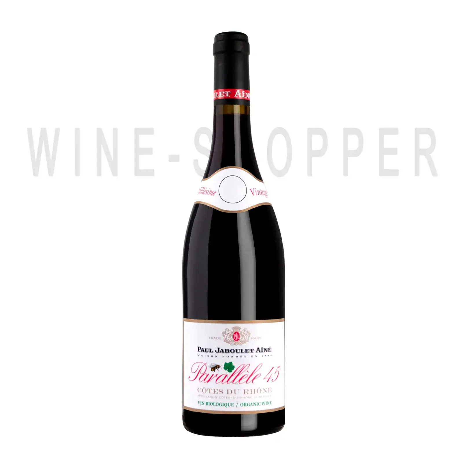 Вино Paul Jaboulet Aine Parallele 45 Rouge Cotes du Rhone 2019 0.75 л