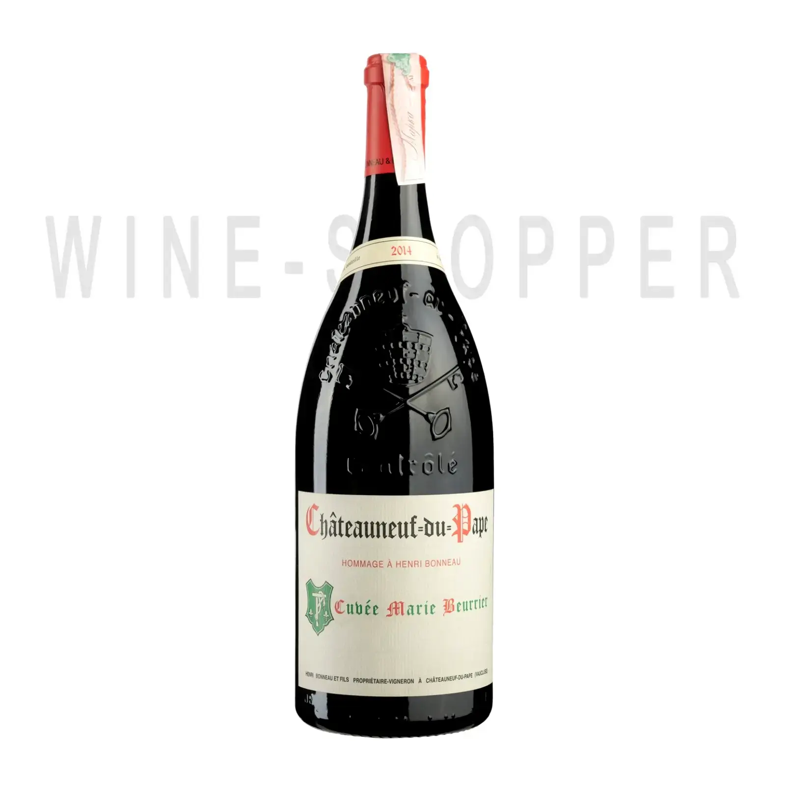 Вино Henri Bonneau Chateauneuf-du-Pape Cuvee Marie Beurrier 2016 1.5 л
