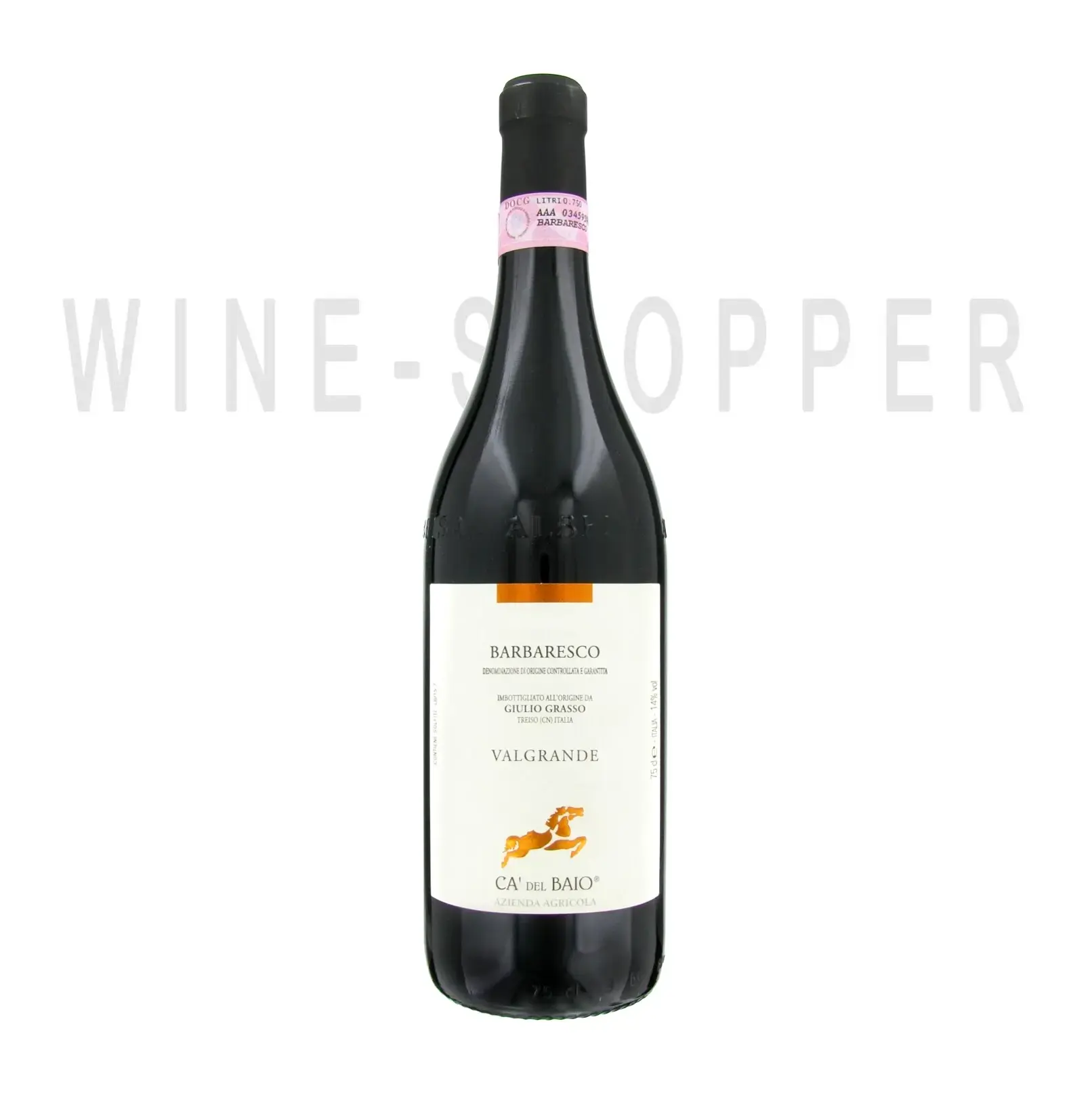 Вино Ca'del Baio Barbaresco DOCG Valgrande 2009 0.375 л