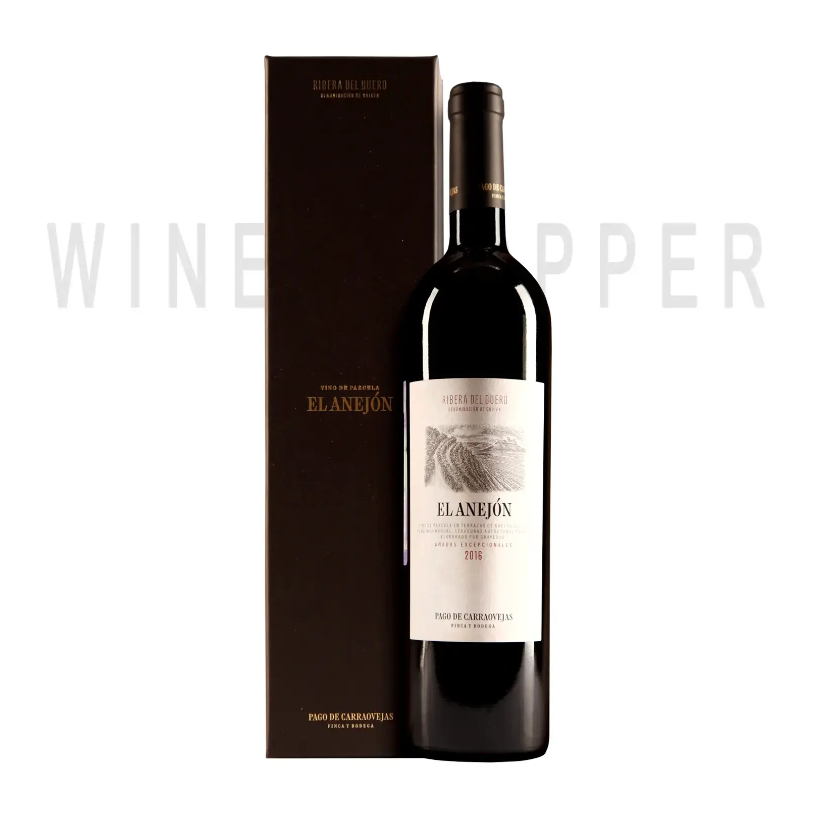 Вино Pago de Carraovejas El Anejon Ribera del Duero DO gift box 2016 0.75 л