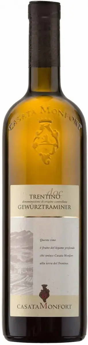 Вино Casata Monfort Gewurztraminer Trentino DOC, 2020, 0.75 л