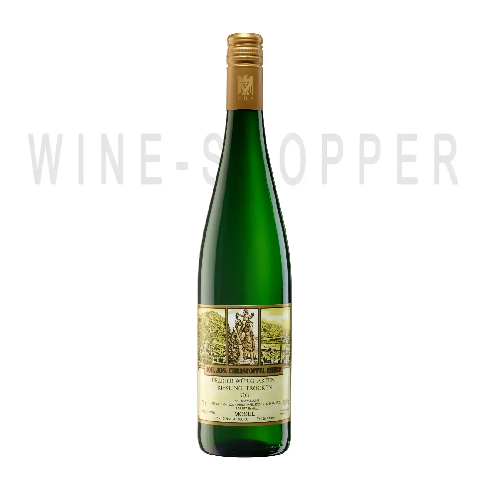 Вино Monchhof Joh. Jos.Christoffel Erben Urziger Wurzgarten Riesling Trocken GG 2018 0.75 л