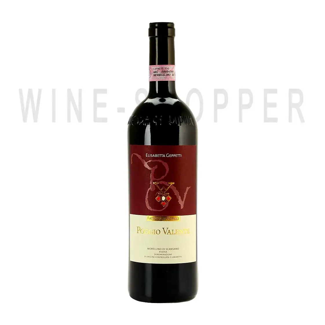 Вино Fattoria Le Pupille Poggio Valente Morellino di Scansano Riserva DOC 2010 0.375 л